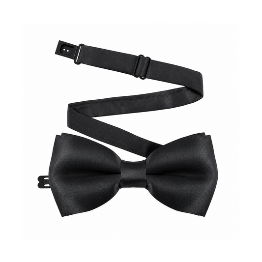 Adjustable Pre-Tied Kids’ Solid Color Bow Tie
